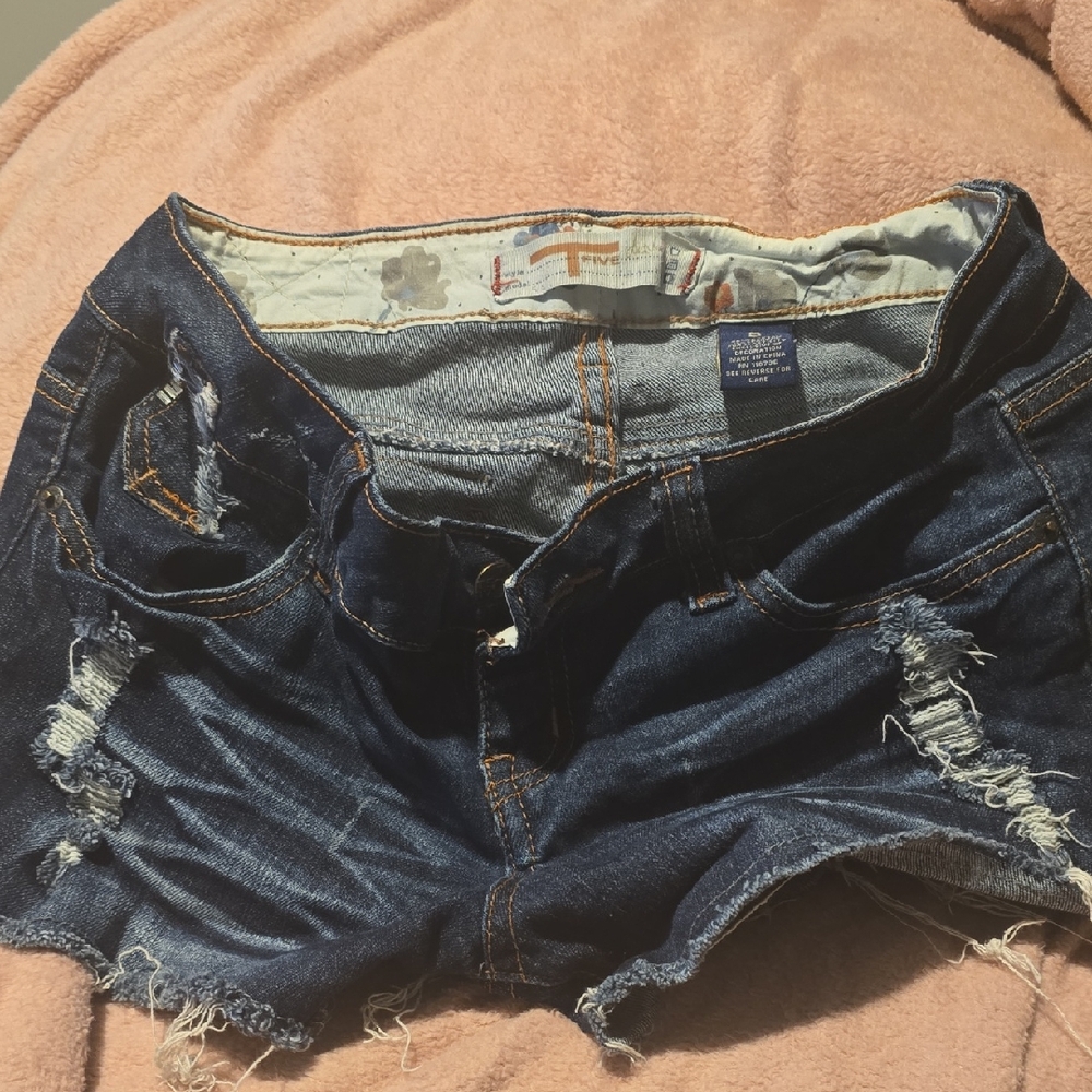 Denim Distressed Women Shorts